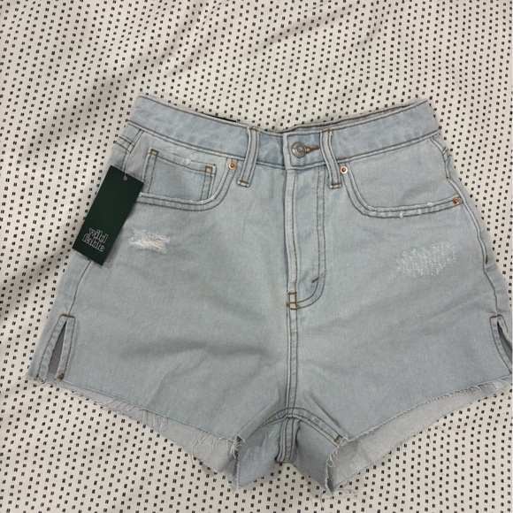 wild fable Pants - Wild Fable Light Blue Denim Women Shorts